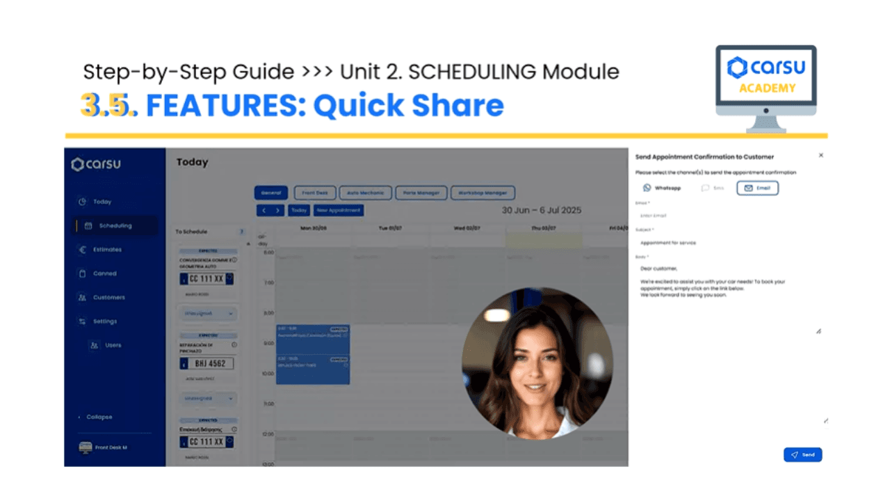 Carsu App Planningsmodule Tutorial | Beheer afspraken