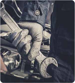 Mechanic working